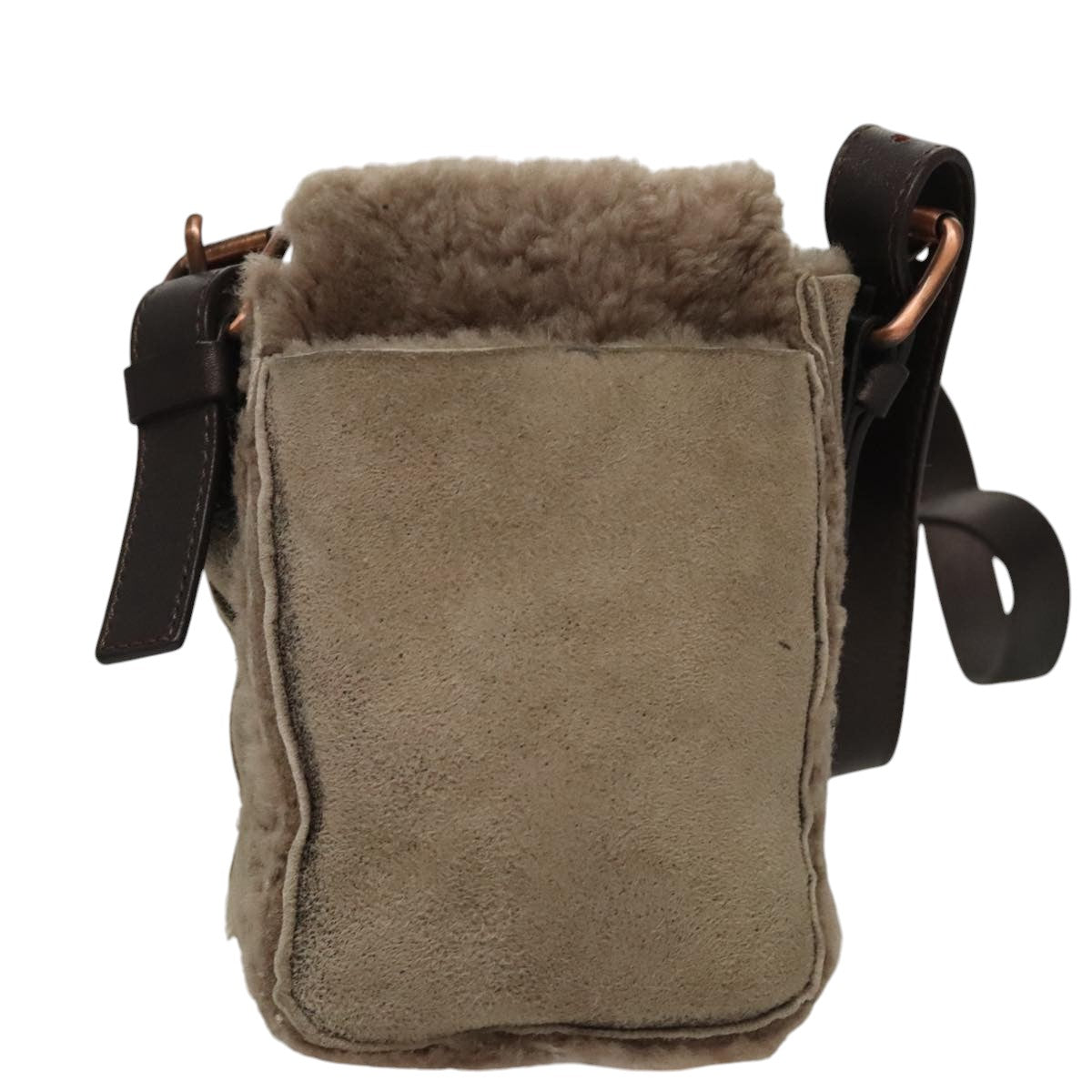 CELINE Shoulder Bag Mouton Beige