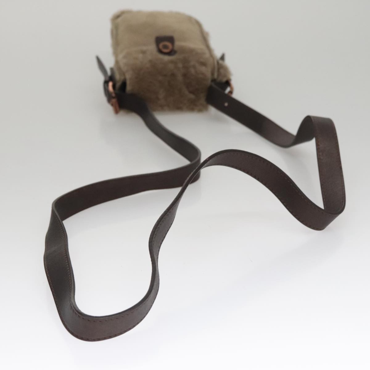 CELINE Shoulder Bag Mouton Beige