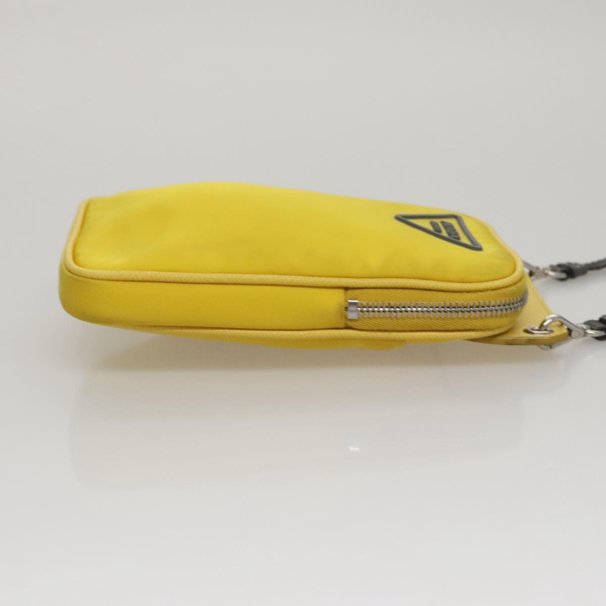 PRADA Shoulder Bag Nylon Yellow
