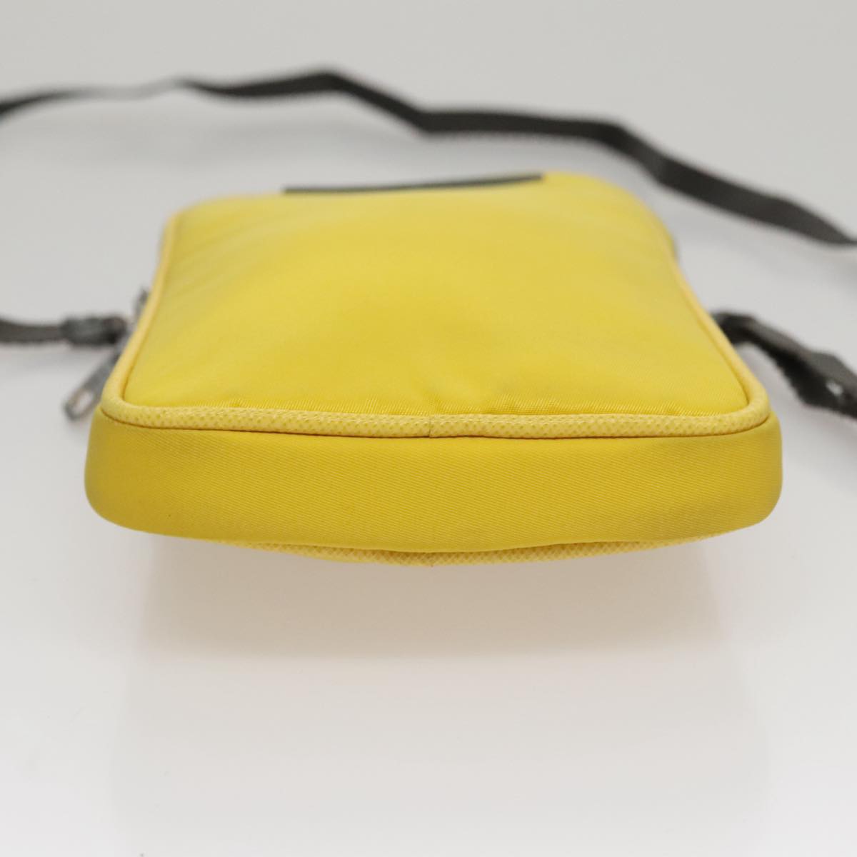 PRADA Shoulder Bag Nylon Yellow