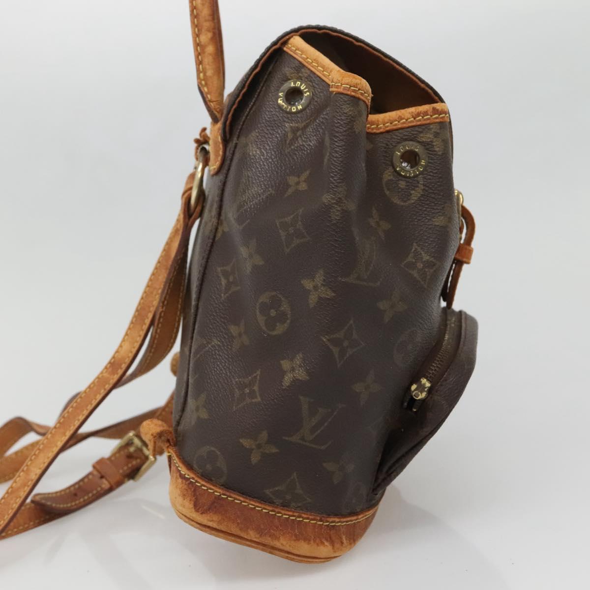 Louis Vuitton Monogram Montsouris PM Backpack M51137 LV