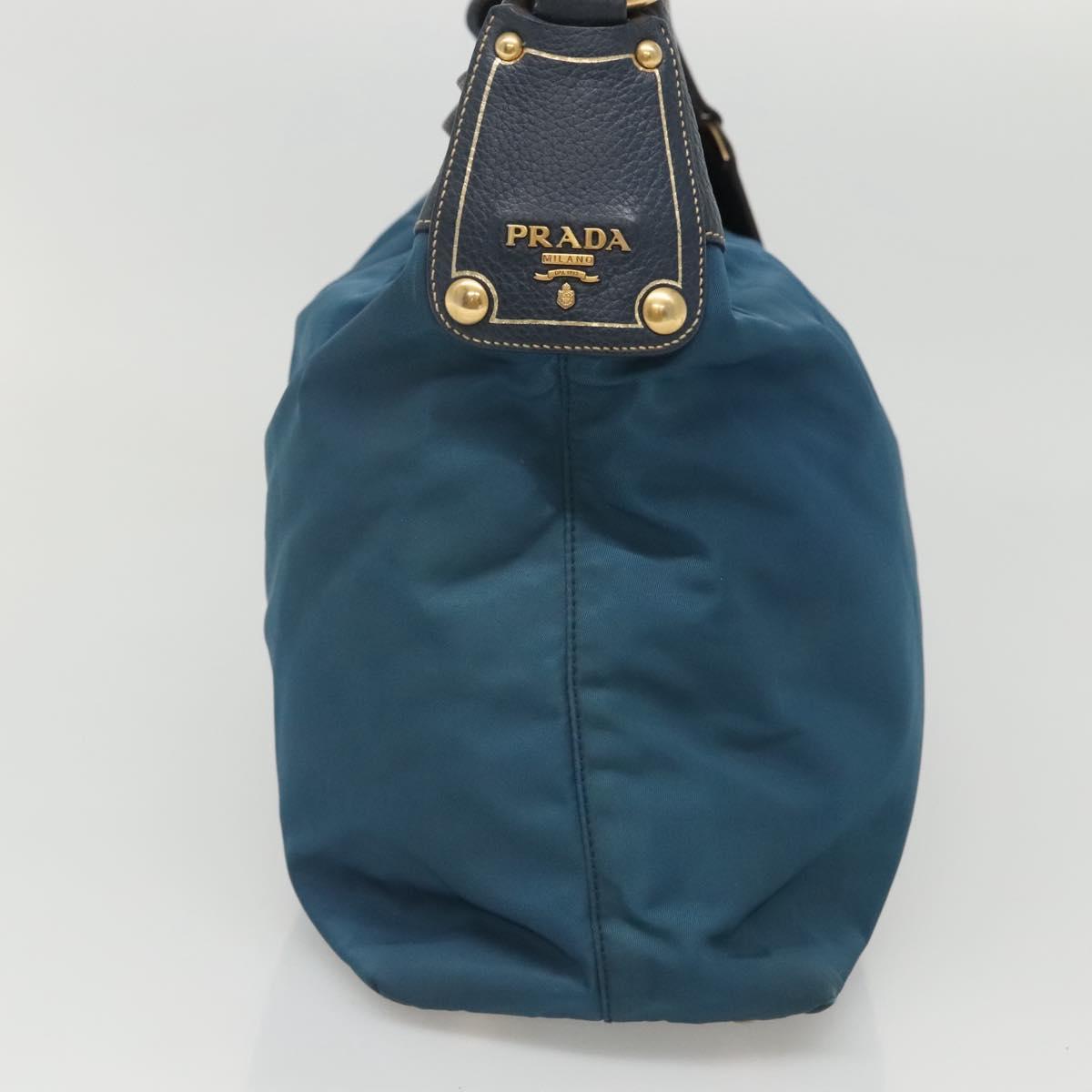 PRADA Shoulder Bag Nylon Blue