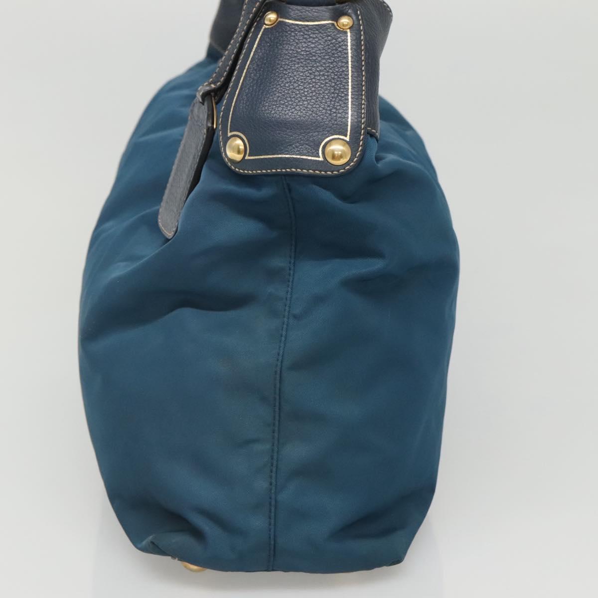 PRADA Shoulder Bag Nylon Blue