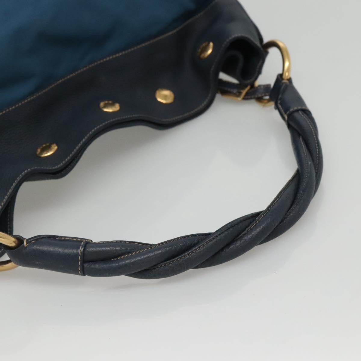 PRADA Shoulder Bag Nylon Blue