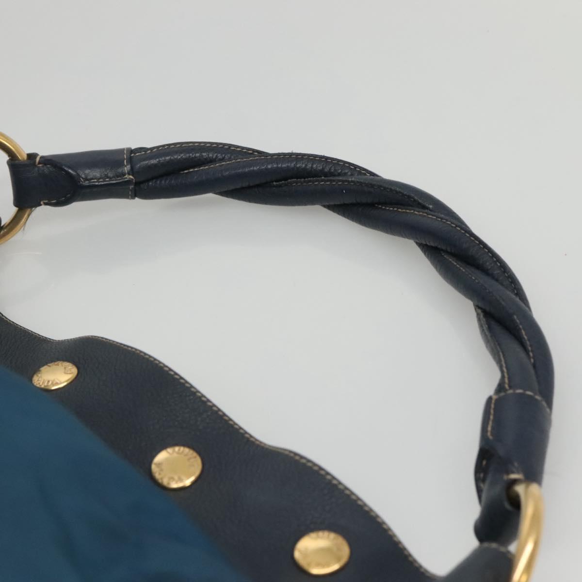 PRADA Shoulder Bag Nylon Blue