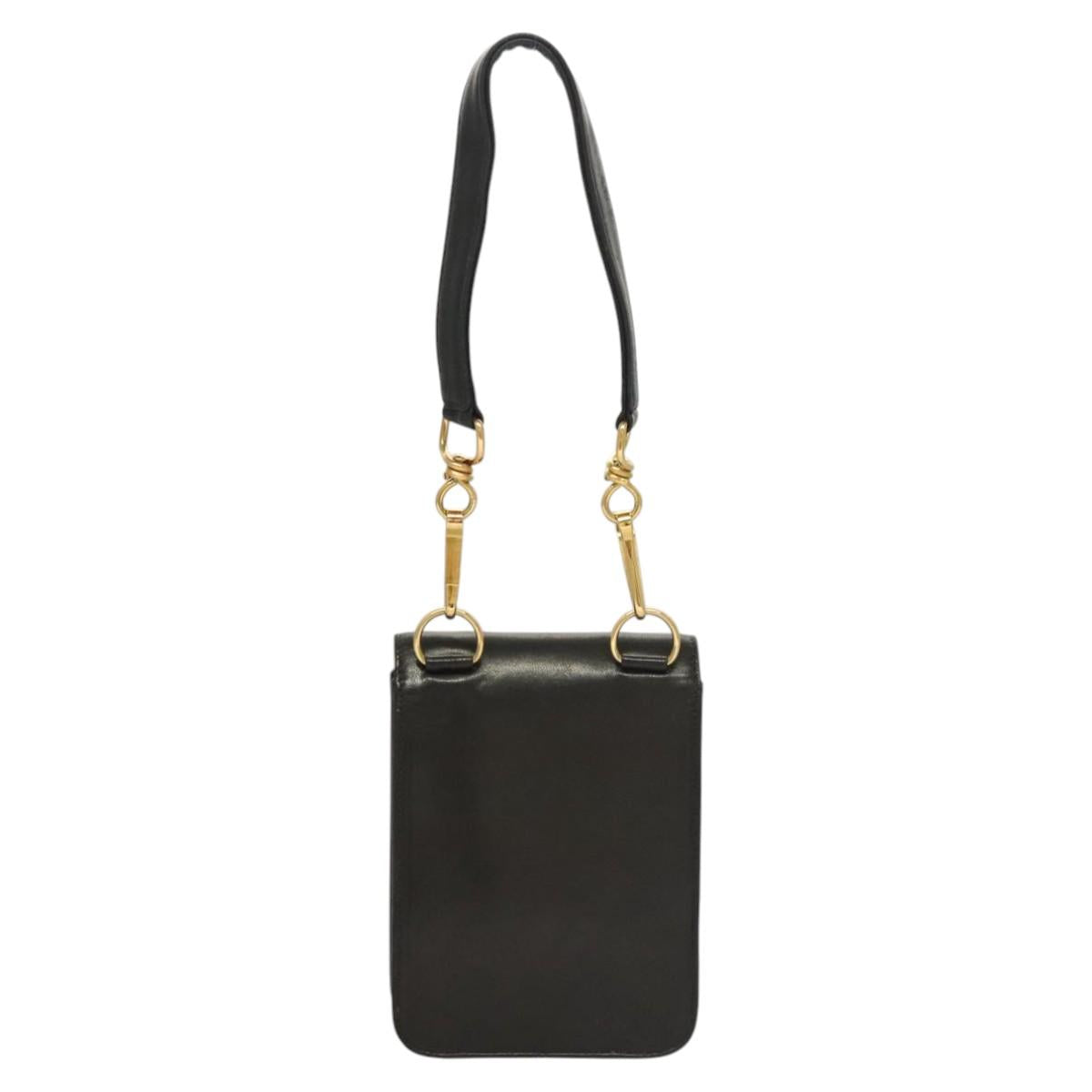 CHANEL Hand Bag Lamb Skin Beige CC