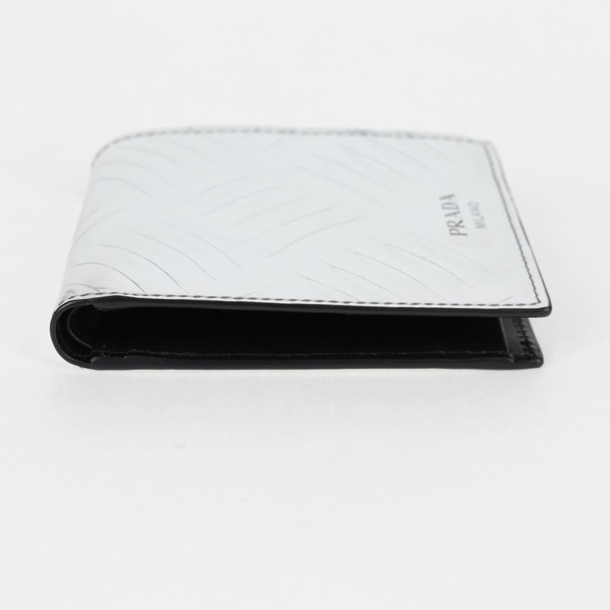 PRADA Wallet Patent leather Silver