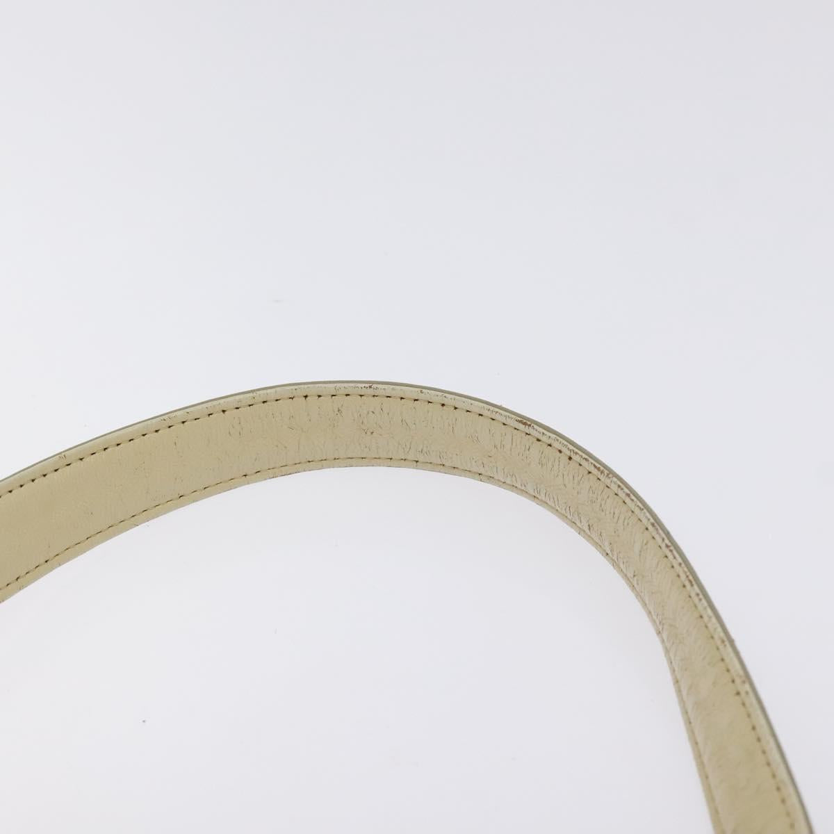 GIVENCHY Staggered Pattern Shoulder Bag Canvas Beige