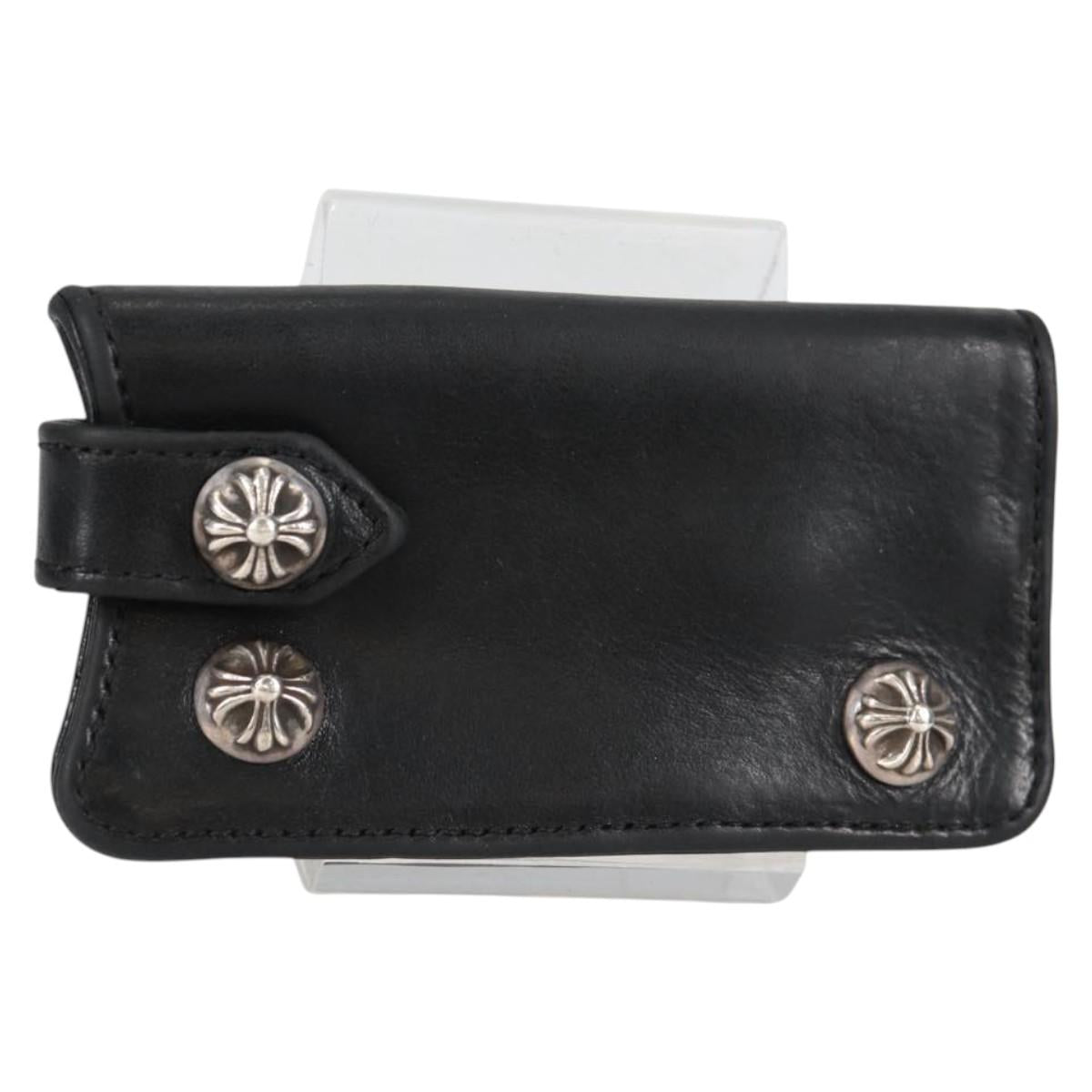 Chrome Hearts Key Case Leather Black