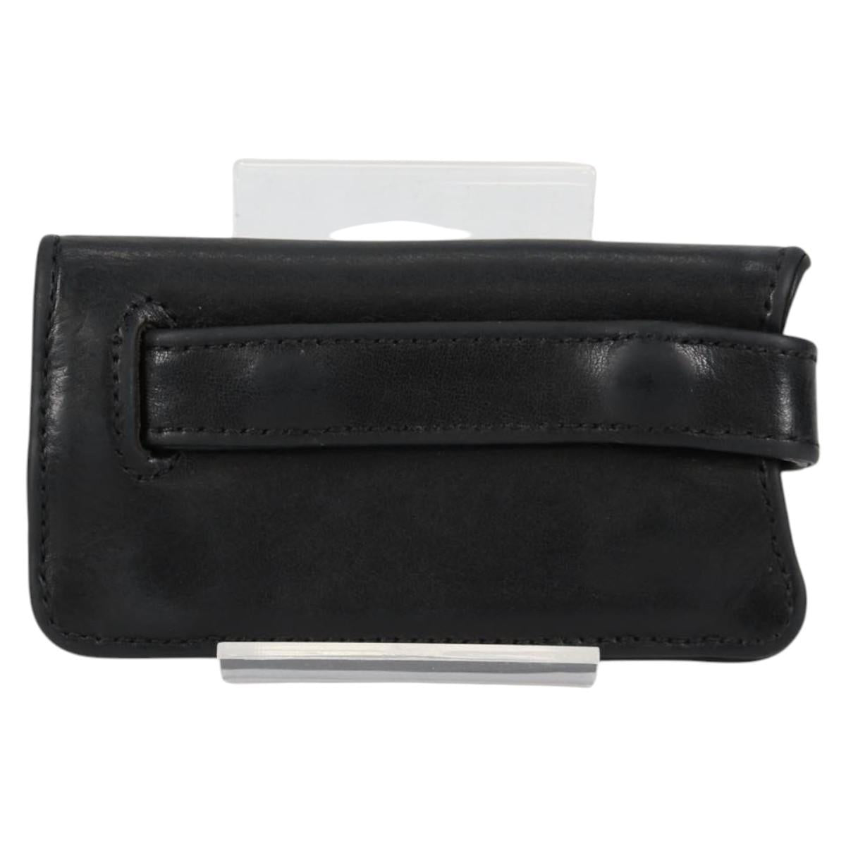 Chrome Hearts Key Case Leather Black