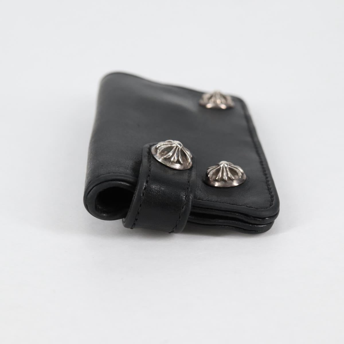 Chrome Hearts Key Case Leather Black