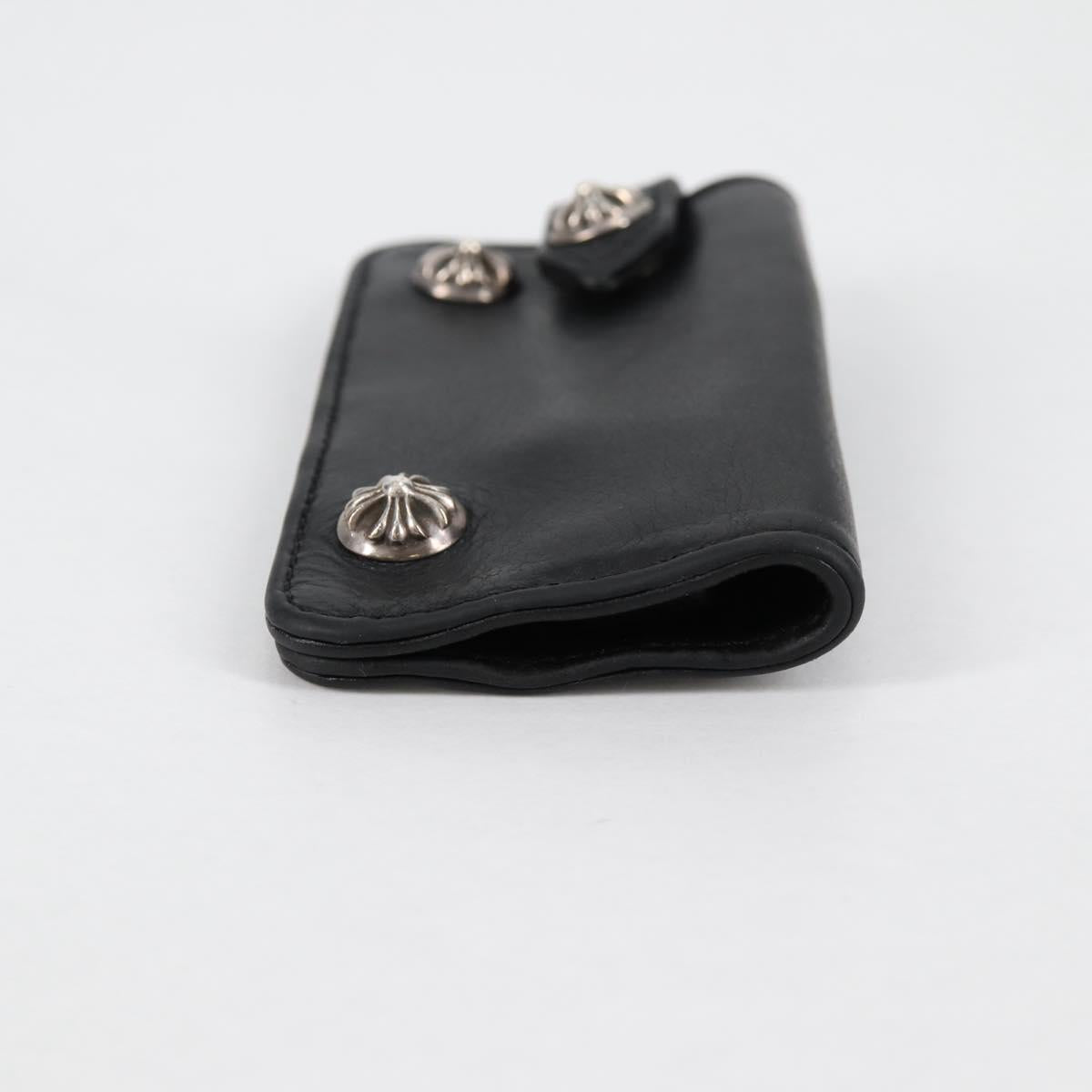 Chrome Hearts Key Case Leather Black