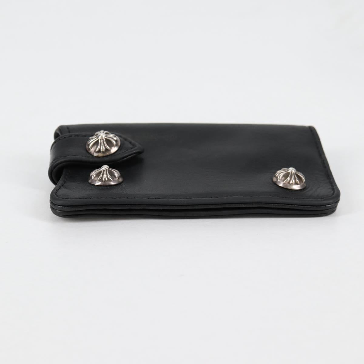 Chrome Hearts Key Case Leather Black