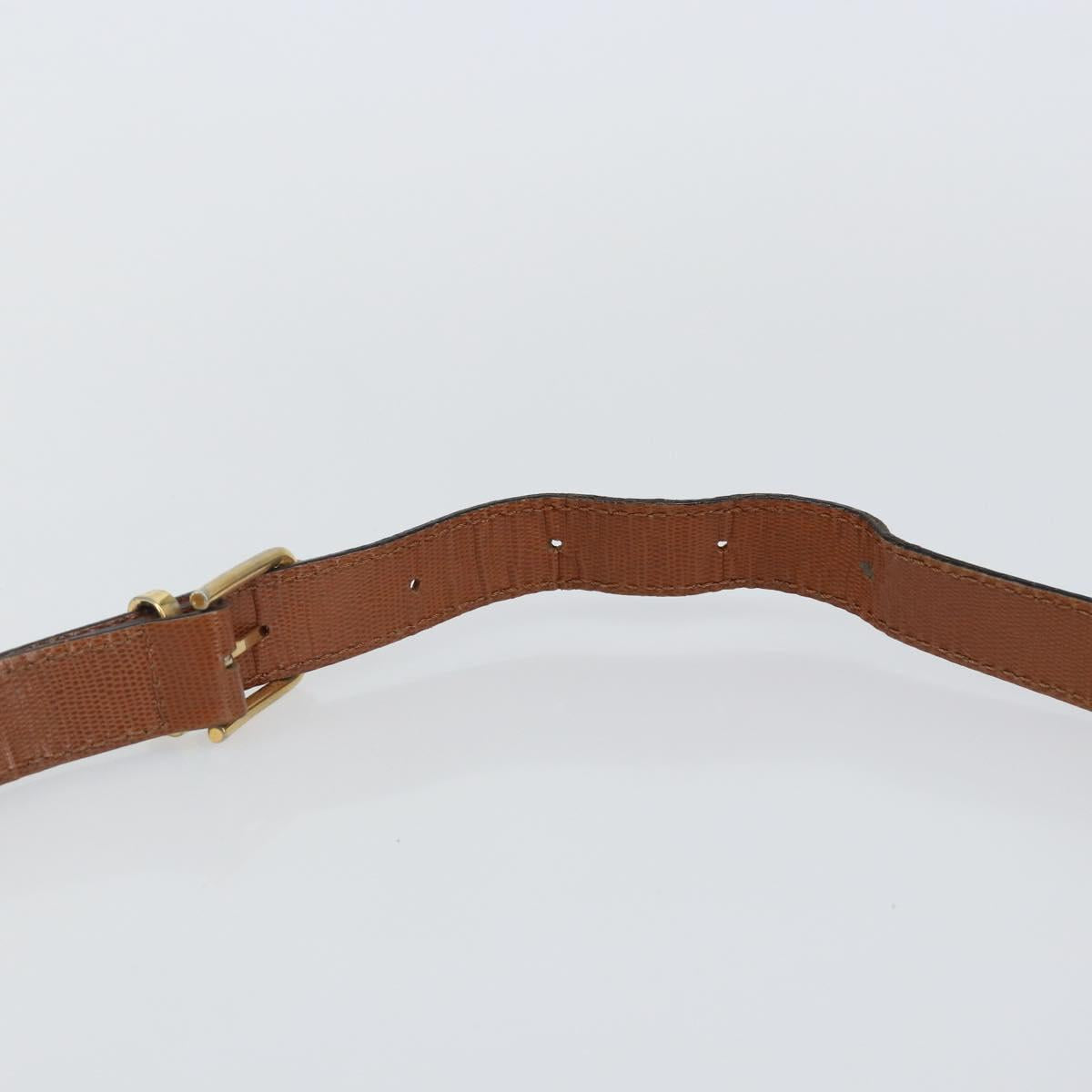 CELINE Shoulder Bag Leather Brown Gold