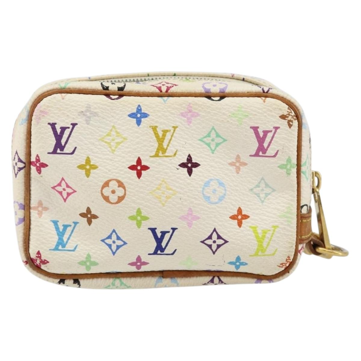 Louis Vuitton Monogram Multicolor Trousse Wapity Pouch White M58033