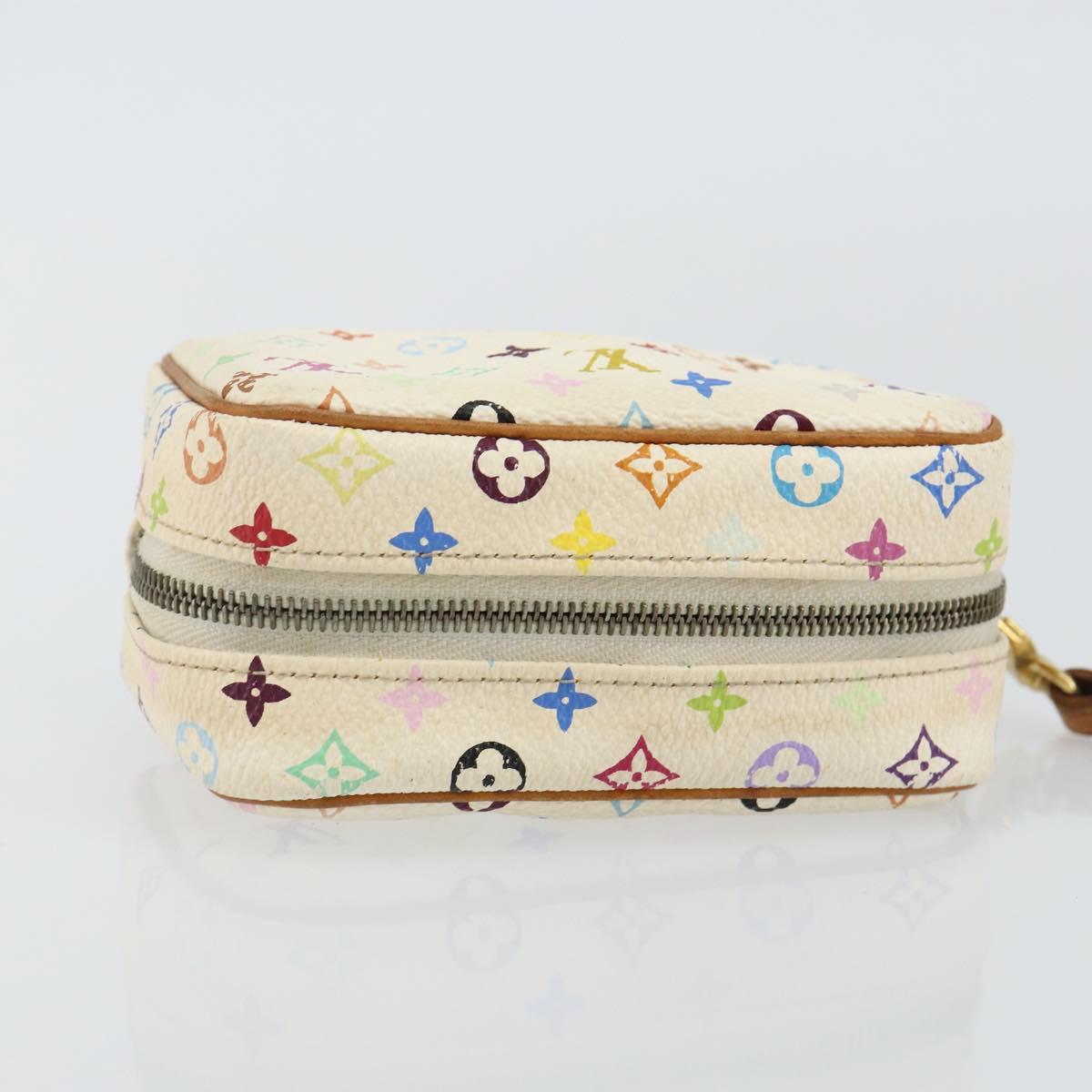 Louis Vuitton Monogram Multicolor Trousse Wapity Pouch White M58033