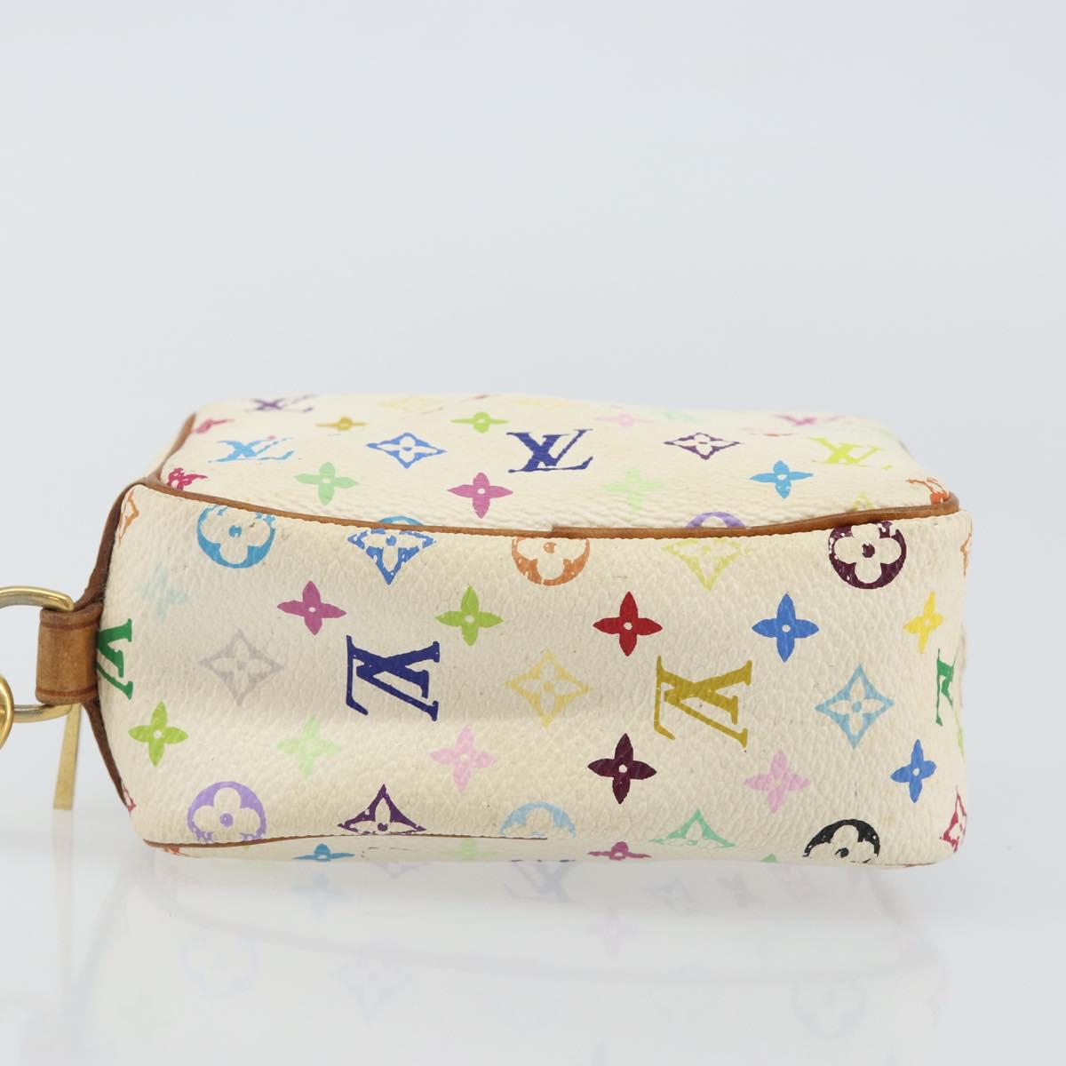 Louis Vuitton Monogram Multicolor Trousse Wapity Pouch White M58033