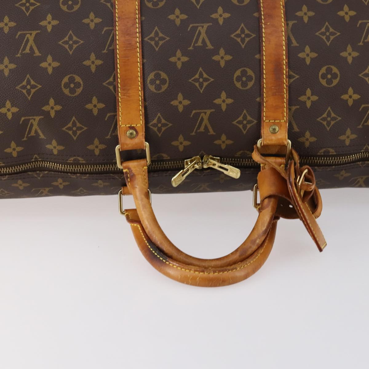 Louis Vuitton Monogram Keepall 55 Boston Bag M41424 LV