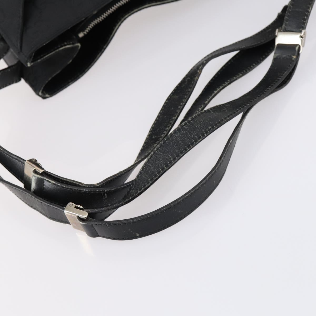 GUCCI GG Canvas Shoulder Bag Black