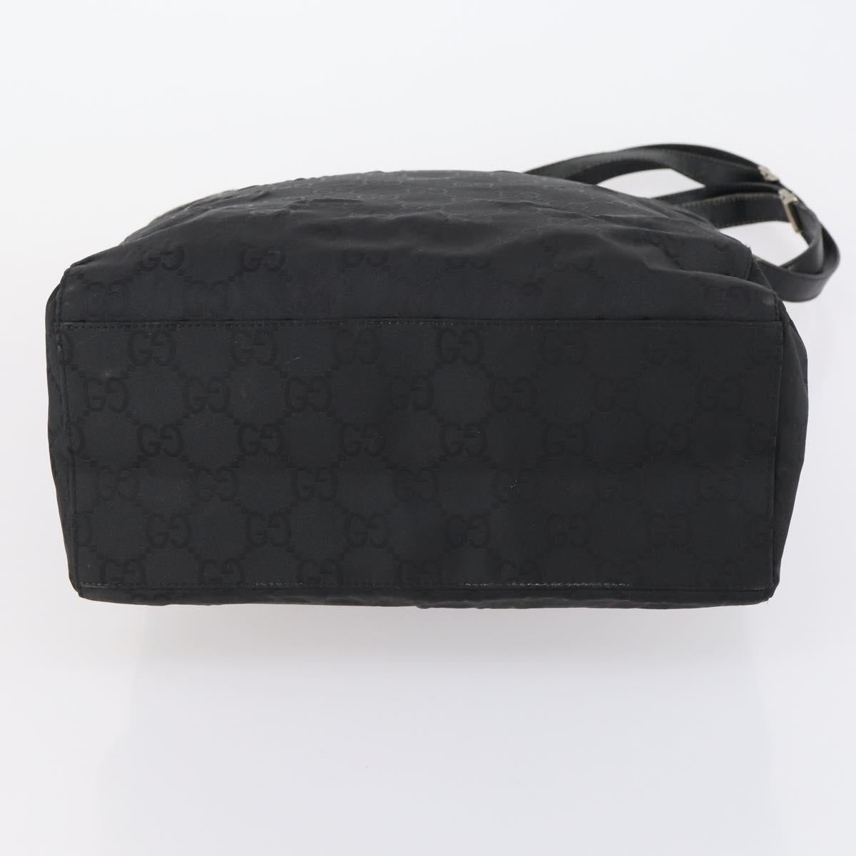 GUCCI GG Canvas Shoulder Bag Black
