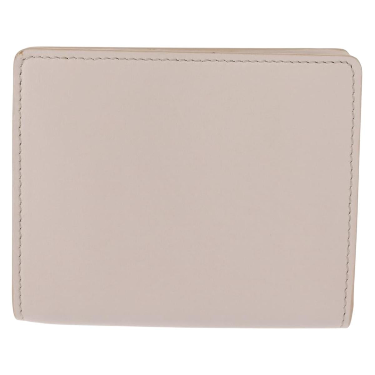 Chloe Sense Wallet Leather Ivory