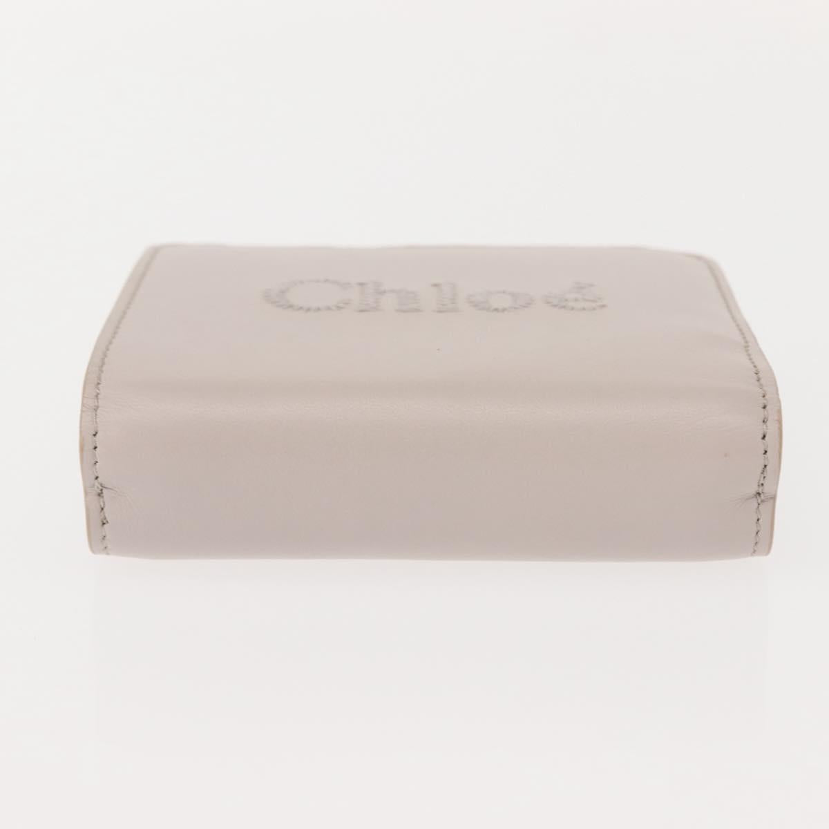 Chloe Sense Wallet Leather Ivory