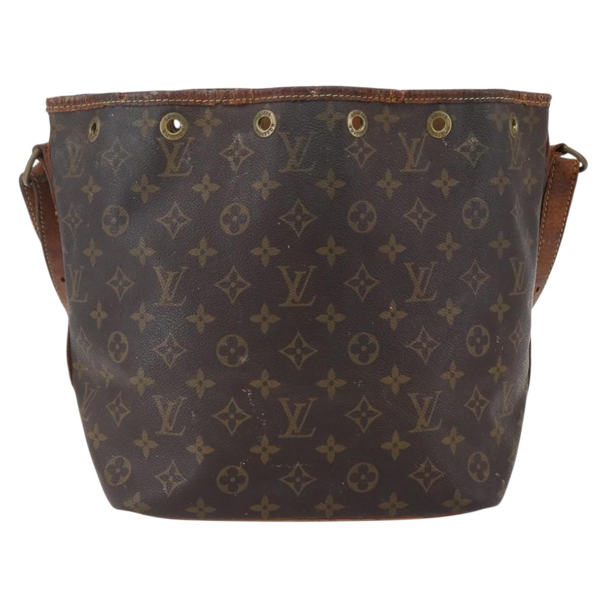 Louis Vuitton Monogram Petit Noe Shoulder Bag M42226 LV