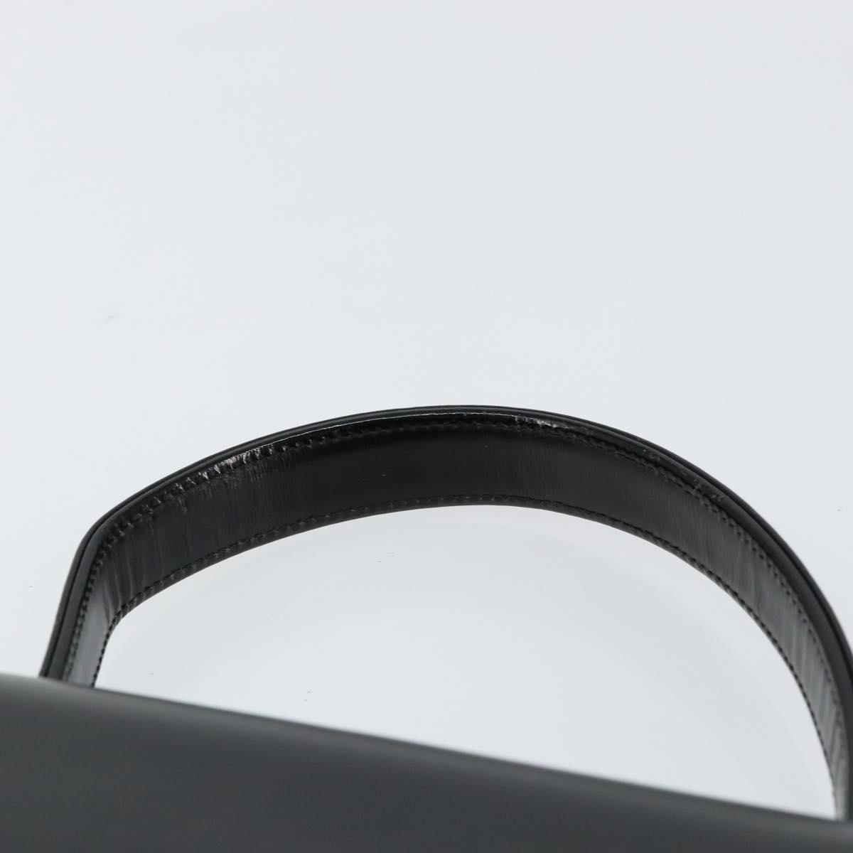 GIVENCHY Hand Bag Leather Black Gold