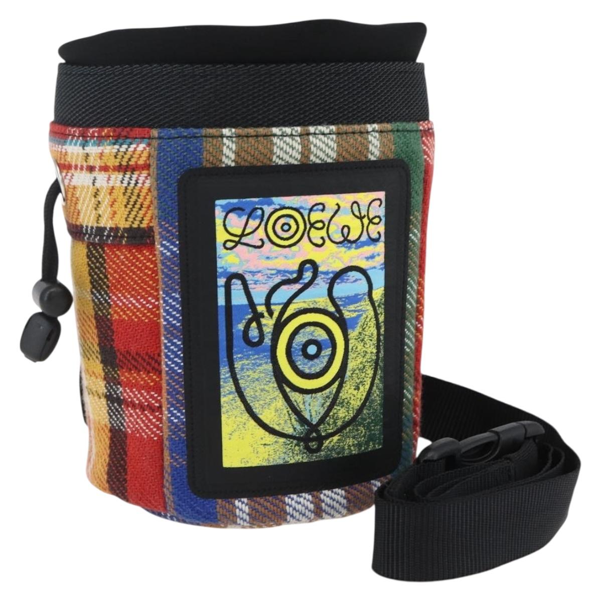 LOEWE Ã EYE Nature Shoulder Bag Canvas Multicolor
