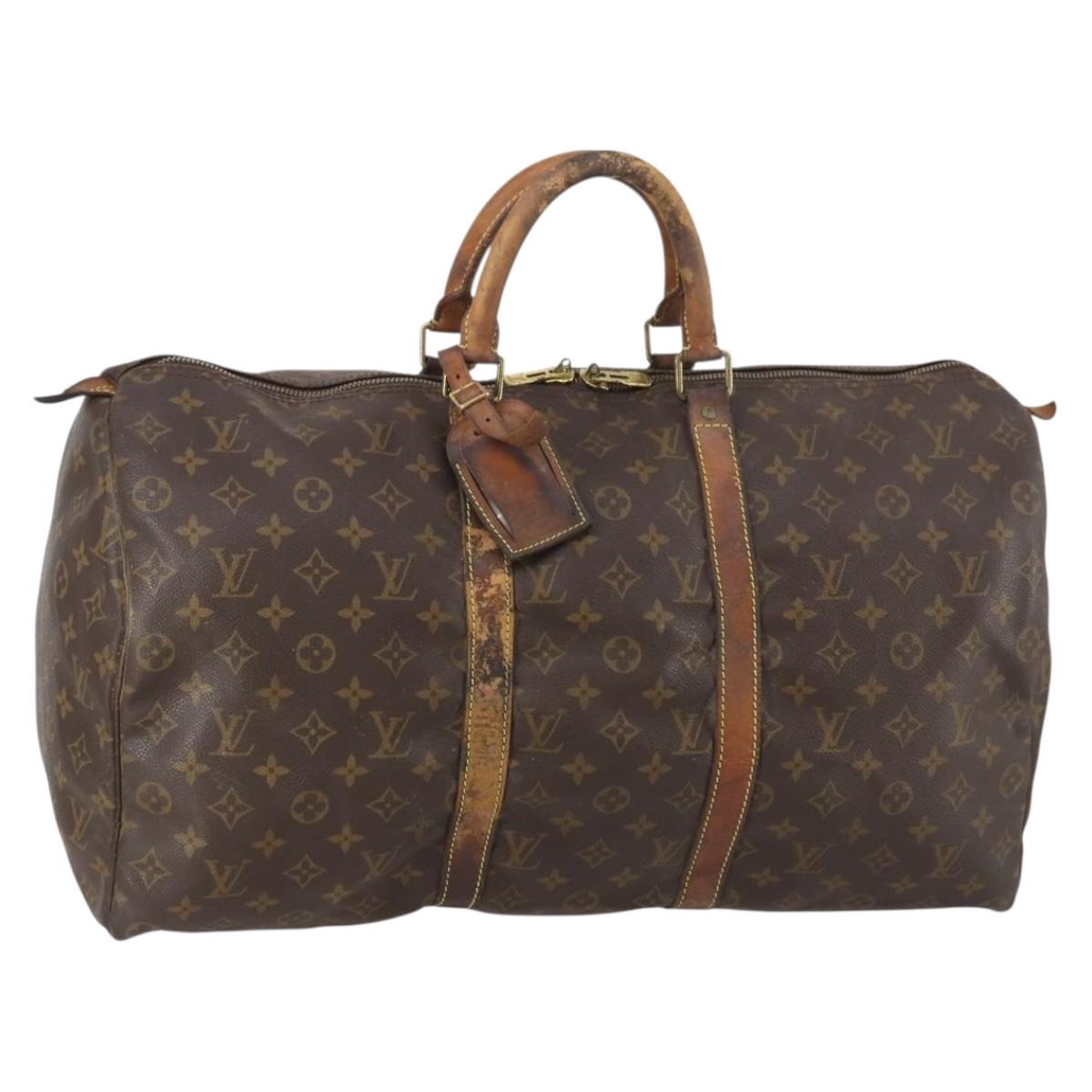 Louis Vuitton Monogram Keepall 50 Boston Bag M41426 LV