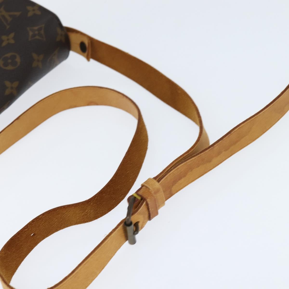 Louis Vuitton Monogram Cartouchiere MM Shoulder Bag M51253 LV