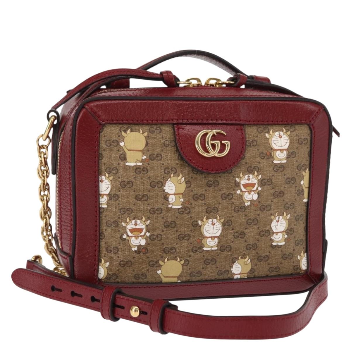 GUCCI Micro GG Supreme Doraemon Collaboration Bag PVC 655596