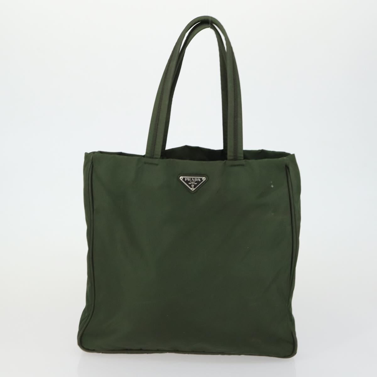 PRADA Tote Bag Nylon 2 Set Khaki