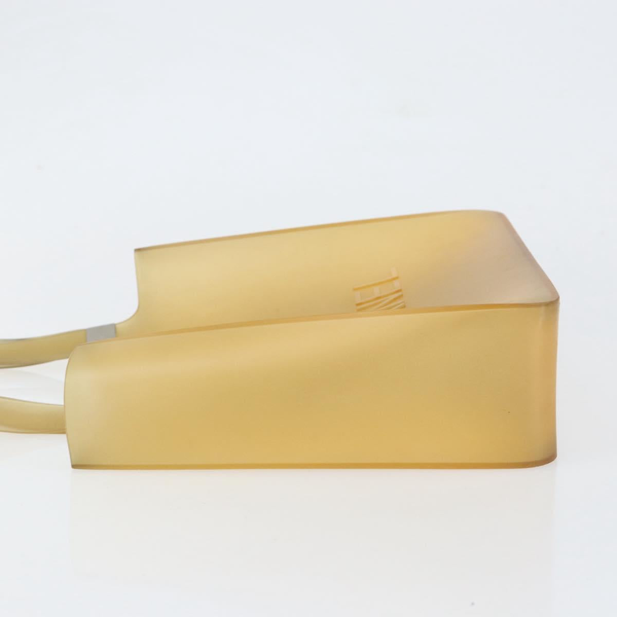 CHANEL Tote Bag Rubber Beige CC