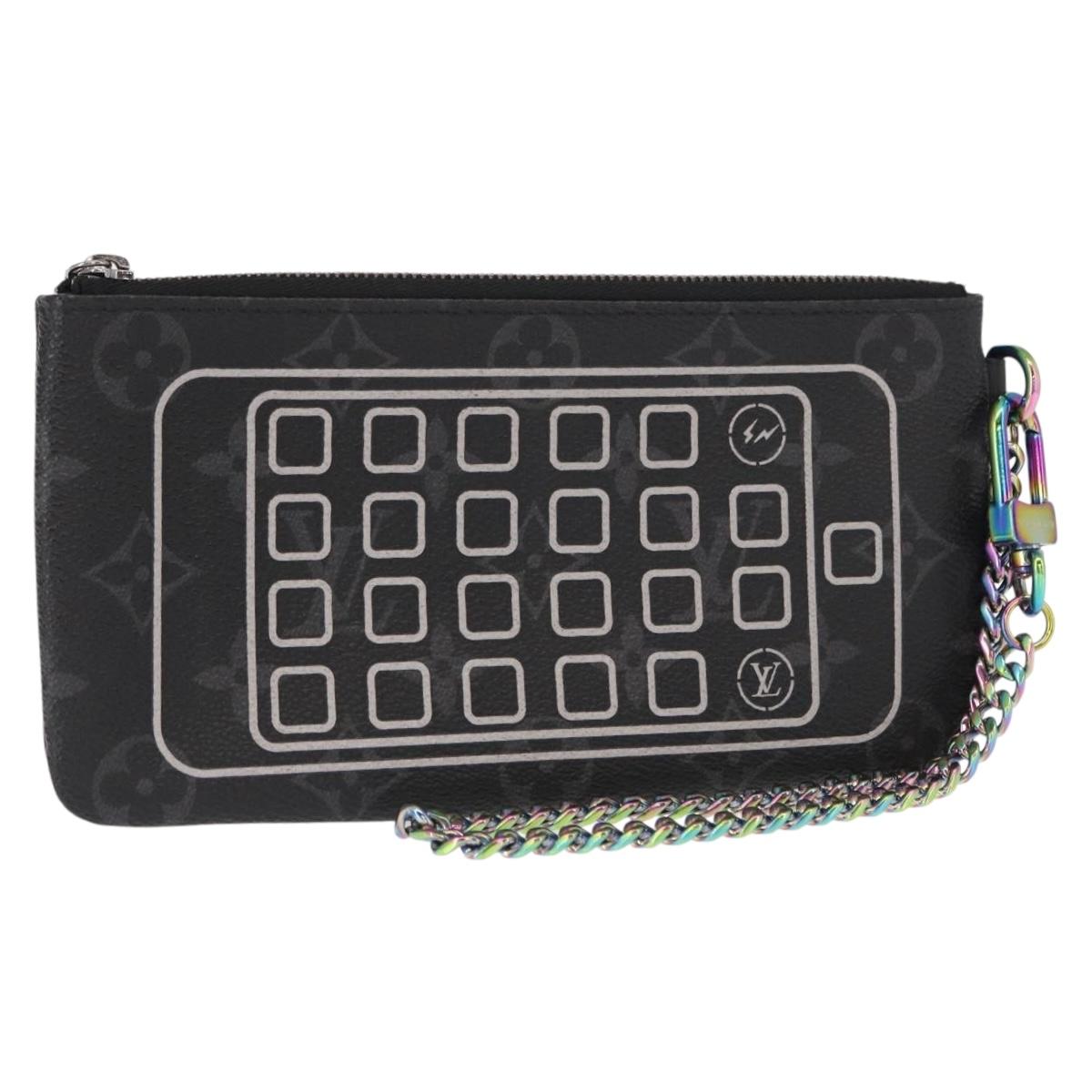 Louis Vuitton Monogram Eclipse Fragment iPhone Case M64433 LV