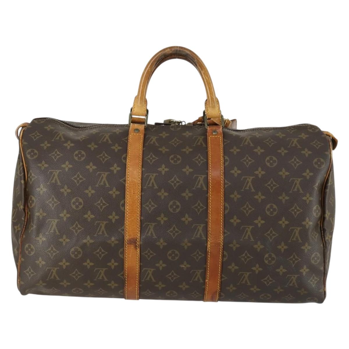 Louis Vuitton Monogram Keepall 50 Boston Bag M41426 LV