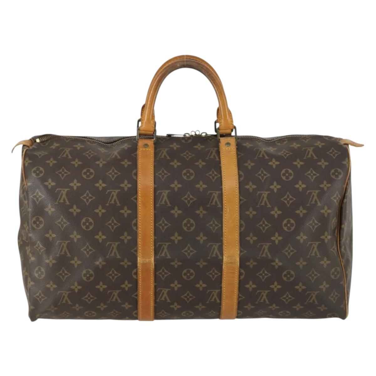 Louis Vuitton Monogram Keepall 50 Boston Bag M41426 LV
