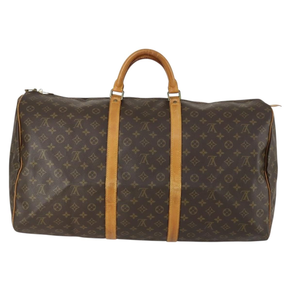 Louis Vuitton Monogram Keepall 60 Boston Bag M41422 LV