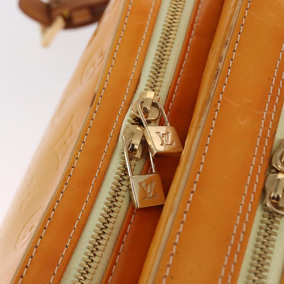 Louis Vuitton Monogram Vernis Marley Backpack Yellow M91040 LV