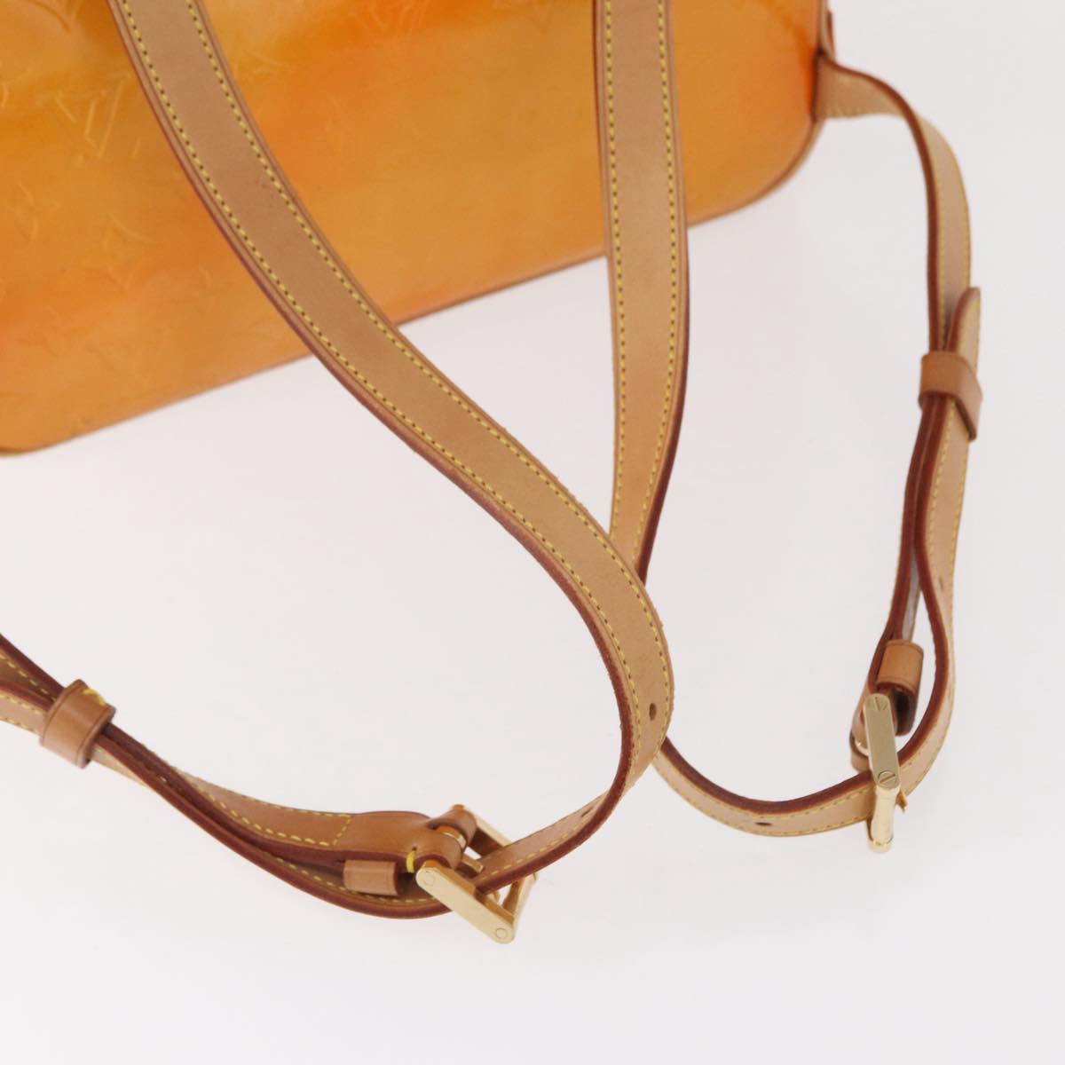 Louis Vuitton Monogram Vernis Marley Backpack Yellow M91040 LV