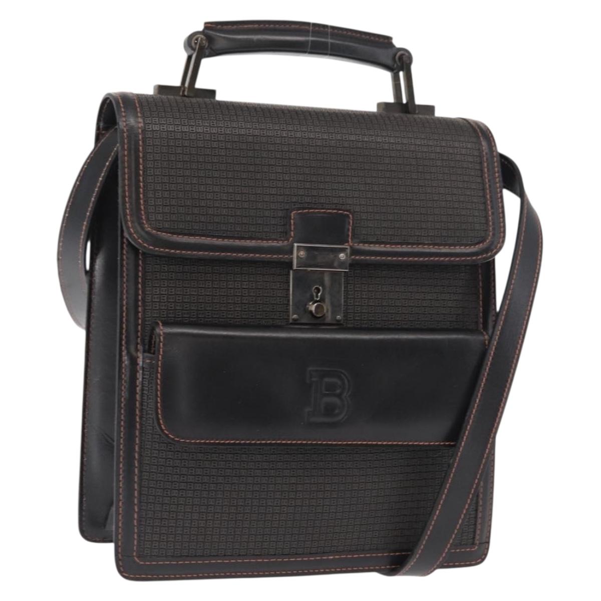BALLY Shoulder Bag Leather Black
