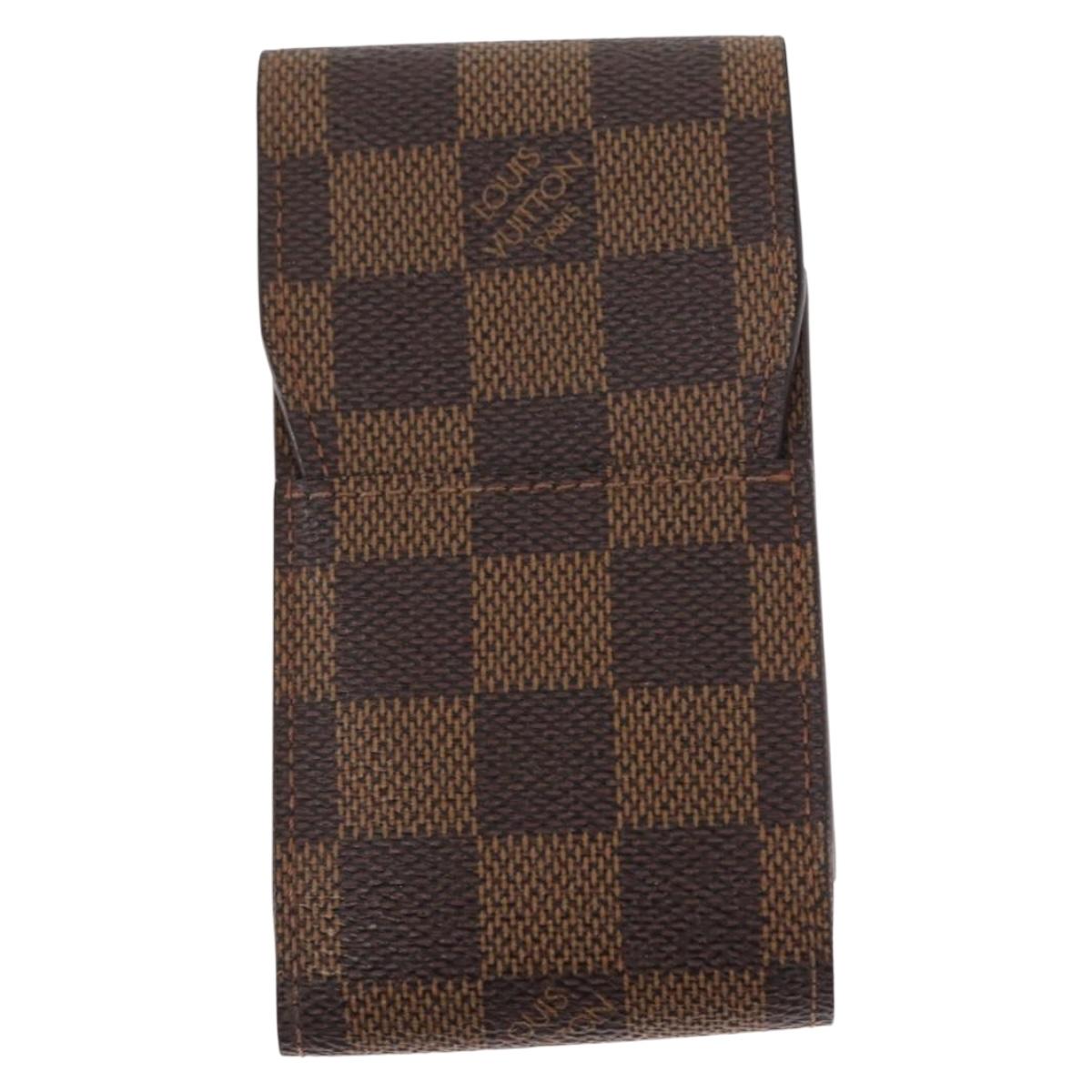 Louis Vuitton Monogram Damier Ebene Etui Cigarette Case 2 Set LV