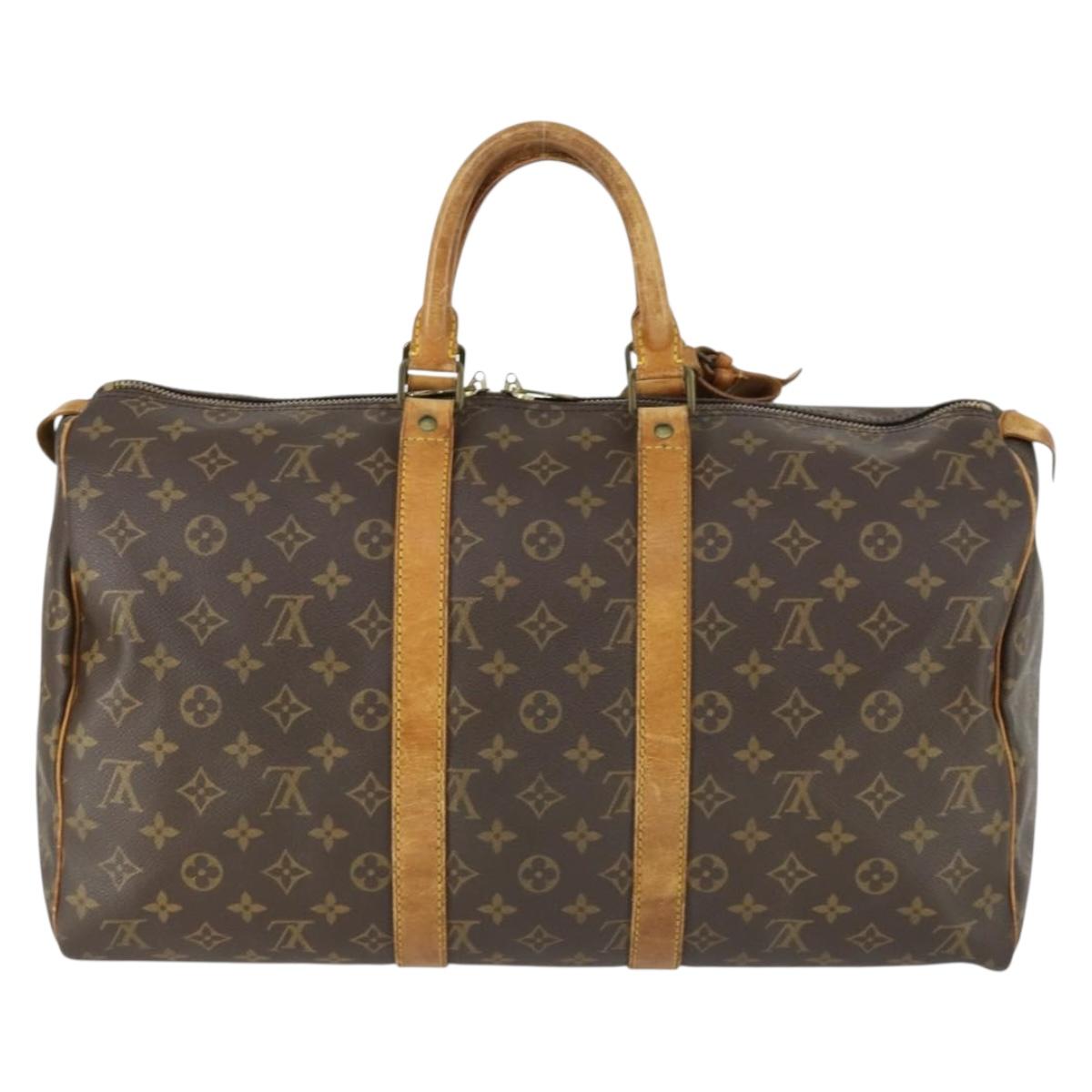 Louis Vuitton Monogram Keepall 45 Boston Bag M41428 LV