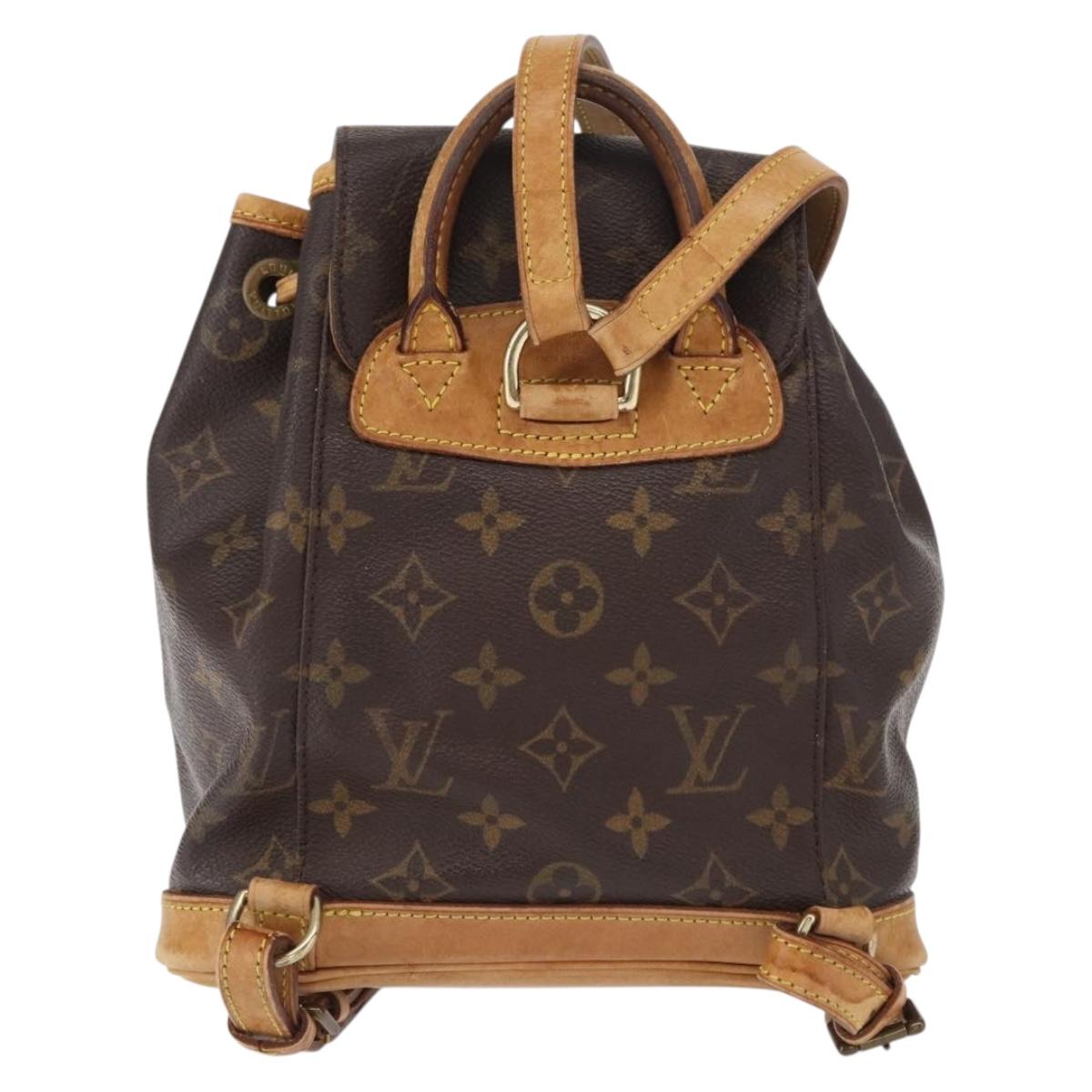 Louis Vuitton Monogram Montsouris PM Backpack M51137 LV