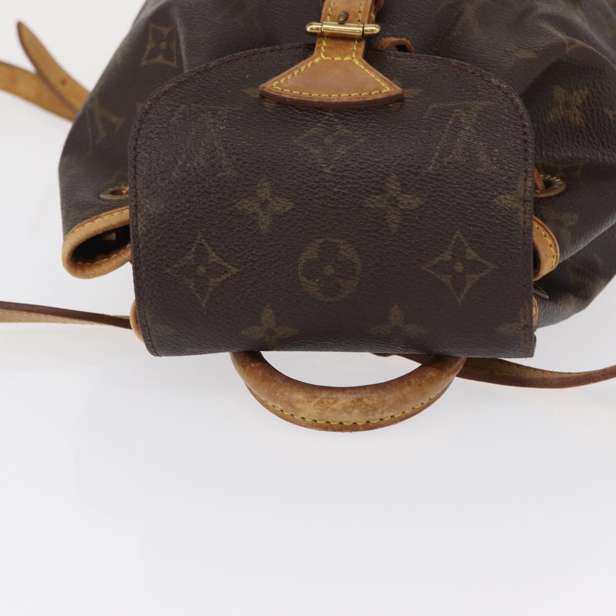 Louis Vuitton Monogram Montsouris PM Backpack M51137 LV