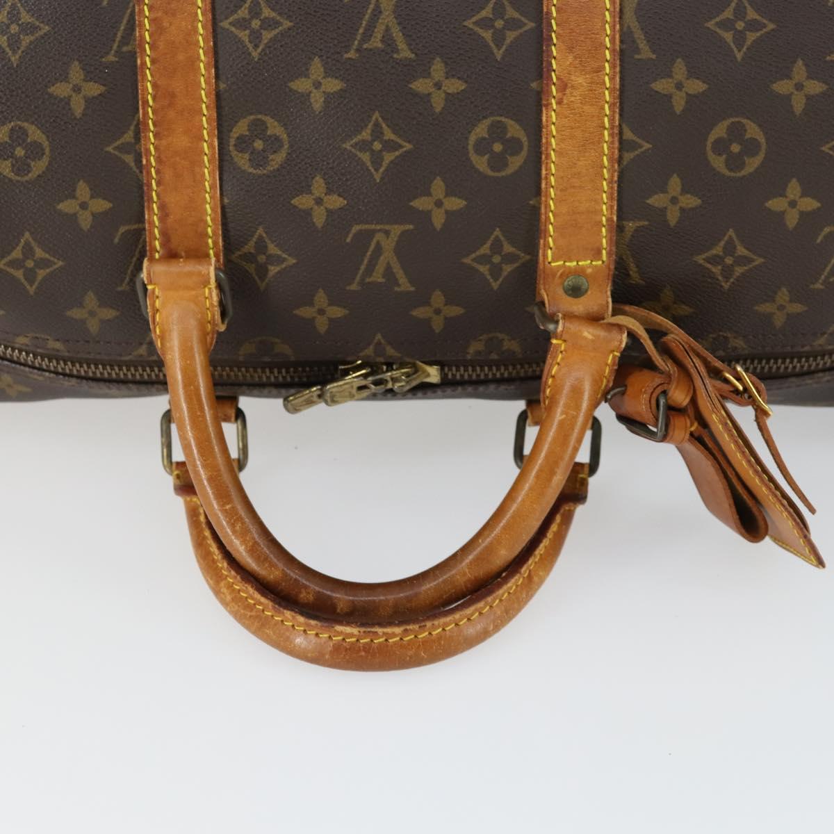 Louis Vuitton Monogram Keepall 55 Boston Bag M41424 LV