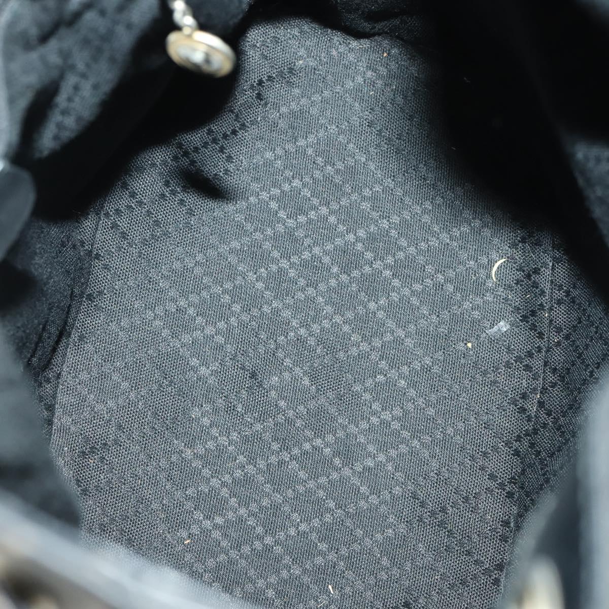 GUCCI Hand Bag Nylon 2 Set Black