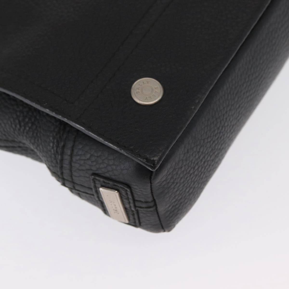 BALLY Shoulder Bag Leather Black