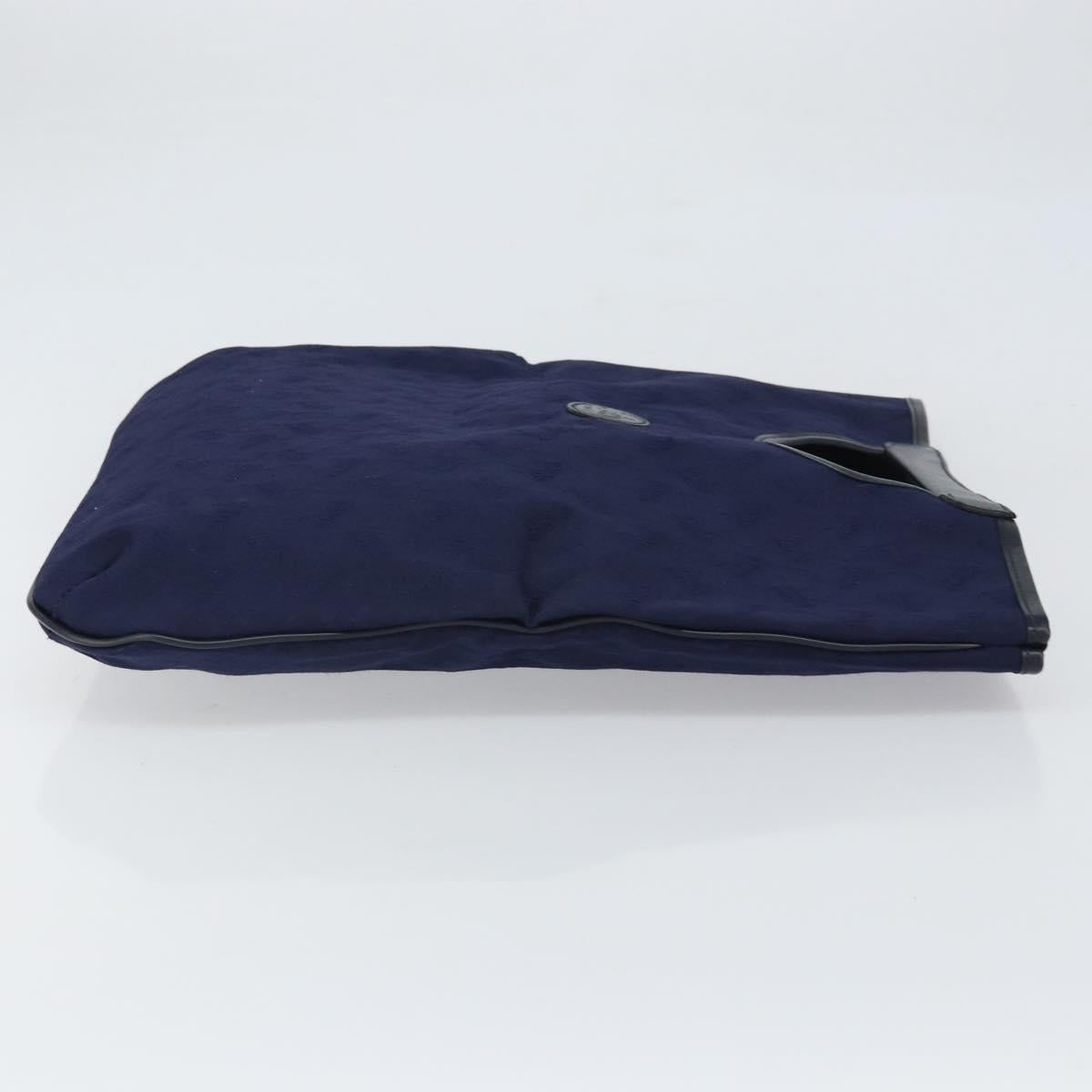 CELINE C Sulky Hand Bag Canvas Navy
