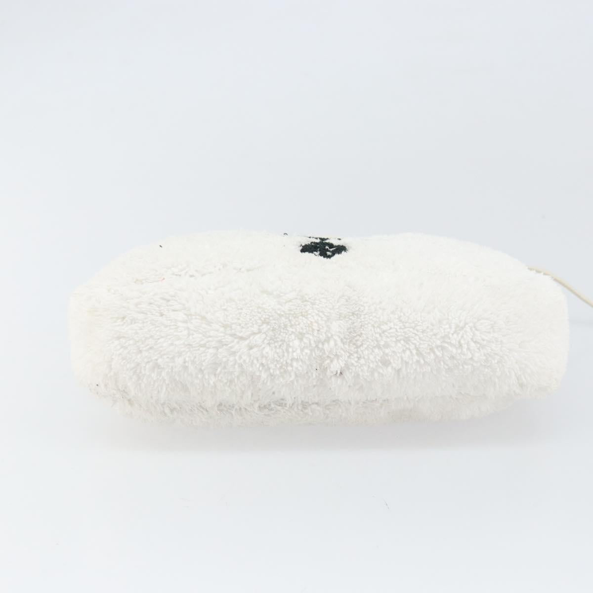PRADA Hand Pouch Pile White